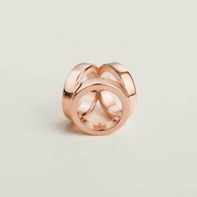 Mini Trio Twilly ring - Pink | Hermès Mainland China
